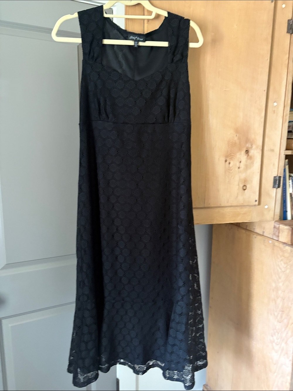 Slinky Brand Black Maxi Lace Dress